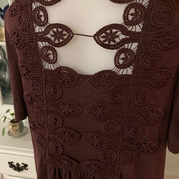 Xhilaration Burgundy SS top   - Picture 5 of 6